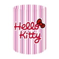 thumbnail image 3 of Fondo para fiesta temática de Hello Kitty, cubiertas redondas, fondo para primer cumpleaños de niña, baby shower, gato rosa, círculo, cilindro, pancarta elástica, 3 of 5