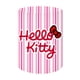 thumbnail image 3 of Fondo para fiesta temática de Hello Kitty, cubiertas redondas, fondo para primer cumpleaños de niña, baby shower, gato rosa, círculo, cilindro, pancarta elástica, 3 of 5