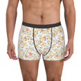 thumbnail image 1 of Balery Floral1 Calzoncillos bóxer para hombre, ropa interior de algodón suave y transpirable con cinturilla de nailon-X-Large, 1 of 5