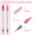 thumbnail image 2 of 4 PCS Wax Pen, Diamond Painting Drill Pens No Wax Needed Self-Stick Drill Pens, Diamond Art Pens for DIY Crafts Painting Cross-Stitch Nail Art - Pink&Green&Purple&Blue, 2 of 9