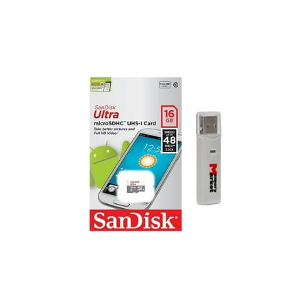 UPC 081159907884 product image for 5 pack - sandisk ultra 16gb uhs-i class 10 microsdhc memory card up to 48mb/s sd | upcitemdb.com