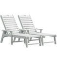 thumbnail image 6 of Uforic Outdoor Chaise Lounge Chair, Wide Armrest and Adjustable Backrest, Waterproof Resin Patio Lounger, 6 of 7