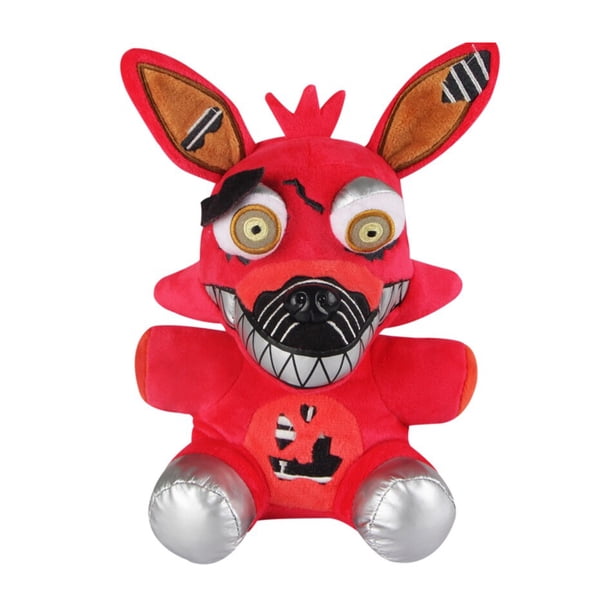 Juguetes de peluche FNAF para niños, peluches Kawaii Freddys, Animal Foxy Bonnie Bear Ribbit, en Stock, regalo de cumpleaños, 18cm