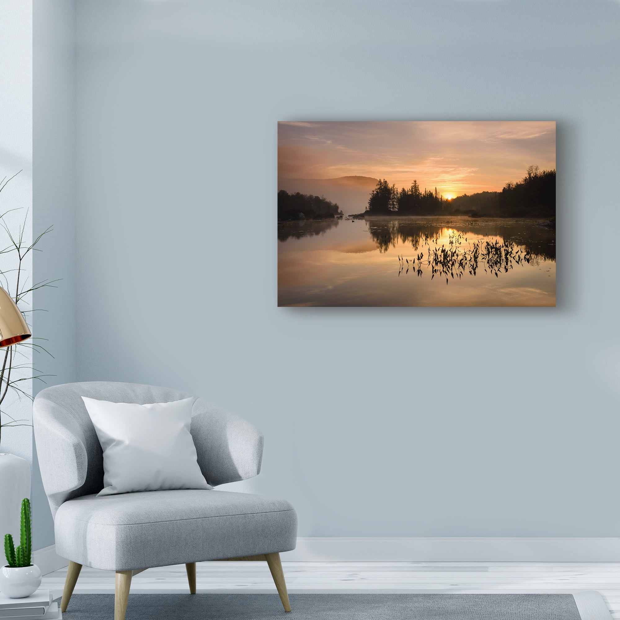 Trademark Fine Art 'Gold On The Mountain' Canvas Art by Michael Blanchette Photography