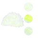 thumbnail image 3 of Gorro de baño de moda con pétalos florales, gorro de baño con estilo, gorros de baño, talla L para mujer (verde fluorescente), 3 of 6