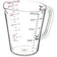 thumbnail image 1 of Carlisle 4314307 Commercial Plastic Measuring Cup, 1 Quart, Clear, 1 of 8
