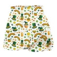 thumbnail image 5 of Tnhcen Women's Saint Patrick's Day Tennis Skirt High Waist 4 Way Stretch Built - in Shorts Running Skirt Yoga Skirt Moisture Wicking Athletic Skirt for Sports Workout Green Shamrock Print, 5 of 5
