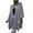#H-Gray, variant on GuangCheng Coats for Women Casual Solid Color Loose Fit Lapel Cardigan Long Sleeve Tops Jackets