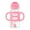 Pink, variant on Dr. Brown's Milestones Wide-Neck Sippy Straw Bottle with Handles, 9oz/270ml, Gray/Green, 6m+, 2 Pack