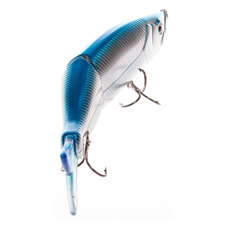 Ozark Trail Fish Attracting Colors Hard Plastic Freshwater Swim Bait Fishing Lure - 6 in