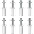thumbnail image 2 of Bi Fold Door Top Pivot, 8 Pcs Spring Loaded Bi Fold Closet Door Top Pivots Carbon Steel Bifold Closet Door Repair Parts for 1-3/8 Inch Thick Closet Doors, 2 of 5