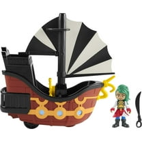 Fisher-Price Santiago of the Seas Bonnie Bones Figure & El Calamar Pirate Ship Set, 3 Pieces