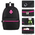 thumbnail image 6 of Trailmaker 24 Pack 19 Inch Backpacks for Commute, Travel (Black Pink), 6 of 9