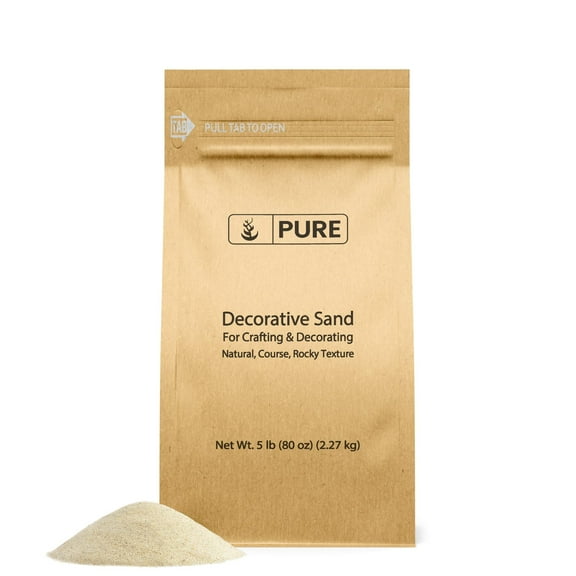 PURE ORIGINAL INGREDIENTS Decorative Sand 5 lb. by Pure, Real Sand for Use in Crafts, Decor, Vase Filler