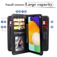 thumbnail image 5 of SaniMore Versatile Case for Samsung Galaxy A14 5G 6.6" 2023, Durable PU Leather Case Card Slots Flip Kickstand Magnetic Closure Anti-drop Shockproof Full Body Protective Wallet Business Case, Rosegold, 5 of 8