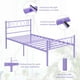 thumbnail image 3 of Yeshouse cama moderna de metal individual/king con cabecero y piecero, 35cm de almacenamiento, soporte de lamas resistente, sin somier, fácil montaje, 3 of 6