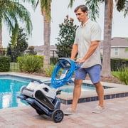 Dolphin Explorer E50 Wi-Fi Robotic Pool Vacuum Cleaner up to 50 FT - Transport Bundle with Caddy