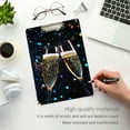 thumbnail image 3 of FORMRS Acrylic Clipboard with Low Profile Clip Standard A4 Letter Size, 12.5" x 9", Two Champagne, 3 of 8