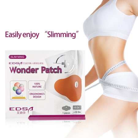 WALFRONT 6pcs/Bag Lazy Weight Loss Belly Fat Burning Patches Stomach Abdomen Slimming Navel Stickers, Slimming Patches,Slimming (Best Weight Loss Patches 2019)