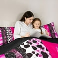 thumbnail image 5 of Castle Fairy Teens Animal Twin Comforter Sets,Stripes Bedding Set,Vintage Bedding Set, 5 of 8