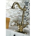 thumbnail image 2 of Kingston Brass KS1493PL Vessel Standard Mount Bathroom Faucet, Antique Brass, 2 of 2