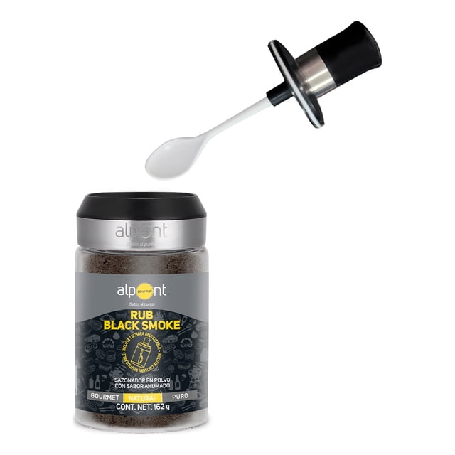Alpont Rub Black Smoke Sazonador Ahumado Para Parrilla 162 G