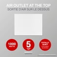 thumbnail image 3 of Stelpro White Mirage Convector Heater - 1000W, 240 Volts - Built-In Digital Thermostat, 3 of 11