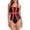 Red, variant on Wyongtao Swimsuits for Women Slimming One Piece Bathing Suit Ruched Push Up Tummy Control Swimwear,White XL