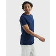 thumbnail image 2 of Hanes Perfect-T Unisex Tri-Blend Short Sleeve T-Shirt Solid Navy L, 2 of 10