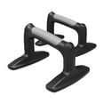 thumbnail image 4 of 2 soportes para flexiones antideslizantes para entrenamiento muscular, prácticos, multifuncionales y compactos. gris, 4 of 9