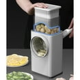 thumbnail image 4 of Cheese Grater, Vegetable Slicer,  Grater, Manual  Cheese Shredder Stainless Steel Multifunctional Hand Crank Vegetable Cutter for Potato Carrot Vegetables, 4 of 7