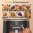 thumbnail image 3 of Suodoka 8-in-1 Air Fryer 7QT, 400°F Max, Viewing Window, Preheat & Keep Warm, Shake Reminder, Nonstick Basket, 3 of 8