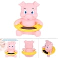 thumbnail image 3 of Agua Baby Infant Bath Termómetro de Bañera Tester de Temperatura de Agua de Agua Juguete Pigro Rosa, 3 of 7