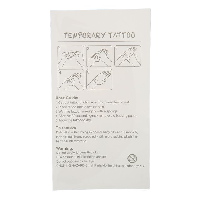 Pegatinas de Tatuaje de Boca de Halloween BuyWeek 6 Hojas Decoración de Labios