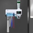 thumbnail image 4 of Soporte Almacenamiento Cepillo Dientes UV Desinfectante Solar para Baño (botones Blancos), 4 of 9