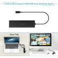 thumbnail image 6 of QGeeM USB C Hub Ultra-Slim Data USB Hub,3-Port USB 3.0&SD&TF Card Reader Hub with 0.5ft Extended Cable Compatible with MacBook Pro,iPad Pro,iMac,Surface Pro,5 in 1 USB Hub for Laptop, 6 of 7