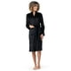 thumbnail image 1 of Bata polar Fruit of the Loom para mujer, color negro, talla 2X, 1 of 5