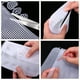 thumbnail image 4 of 2 láminas anchas de malla plástica para confeccionar bolsos y carteras. Plantilla para hacer bolsos de mano y carteras., 4 of 7