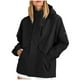 thumbnail image 2 of Chaquetas y abrigos casuales con capucha de manga larga para mujer, chaqueta impermeable con capucha y bolsillo con cremallera para primavera e invierno, ropa de montañismo al aire libre, chaqueta dep, 2 of 9