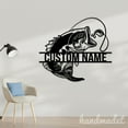 thumbnail image 5 of Handmadetneonsign Bass Fish Metal Wall Art Light, Fishing Metal Sign Wall Decor, Man Cave Metal Decor 61460, 5 of 5