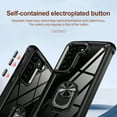 thumbnail image 5 of Allytech Clear Case for Samsung Galaxy S24 Plus, Slim Case with Metal Ring Kickstand, Armor Lens Protection Shockproof Anti-Fingerprint Soft TPU Frame + Hard PC Back Protective Case - Black, 5 of 7