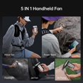 thumbnail image 2 of Ventilador de mano JISULIFE Portable Ultra2, 9000 mAh, 25 horas, batería externa, 2 of 9