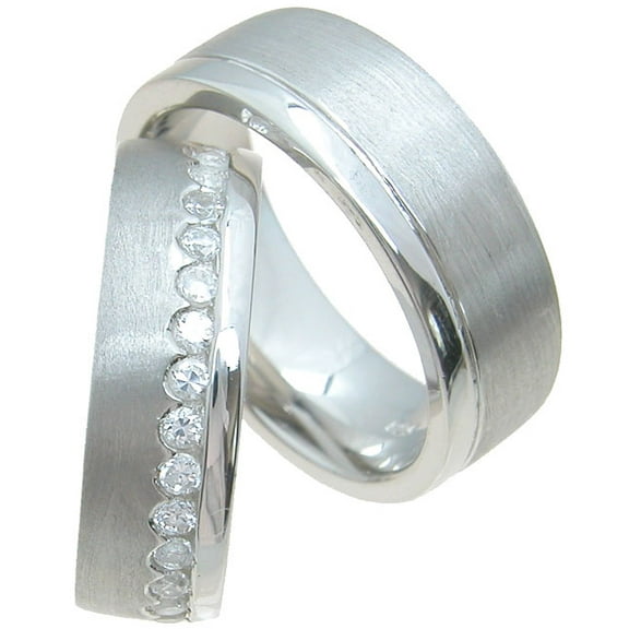 925 Sterling Silver Couples Rings and Wedding Bands