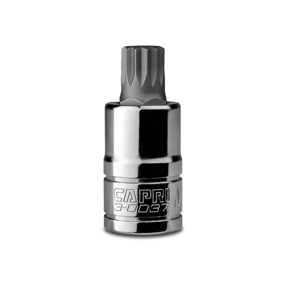 Capri Tools 30037 14mm XZN Triple Square Bit Socket with 1/2-Inch Drive