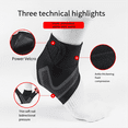 thumbnail image 4 of 2PCS Ankle Brace, Adjustable Compression Ankle Support Men & Women, , Sports Running L, 4 of 8