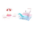 thumbnail image 4 of serony Doll Pool Playset Simulation Parties Creative Bath Fun Slide Accessories Summer Kids Gift Fun And Creative Girls, 4 of 6