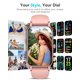 thumbnail image 5 of Rastreador de actividad ChronArk 1,57" rosa resistente al agua IP68, 5 of 7