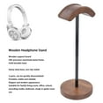 thumbnail image 3 of Soporte de auriculares de madera, estante modernos de auriculares universales antideslizos parauriculares parauriculares móviles, 3 of 7