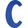 thumbnail image 1 of Acrylic Letter C Blank Craft, 10'' Tall Transparent Dark Blue Custom Wedding Reception Signage, DIY, 1 of 5
