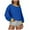 Blue, variant on ShiShine Womens Sweatshirts Casual Oversized Pullover Tops Crewneck Long Sleeve Color Block Tunic Outfits